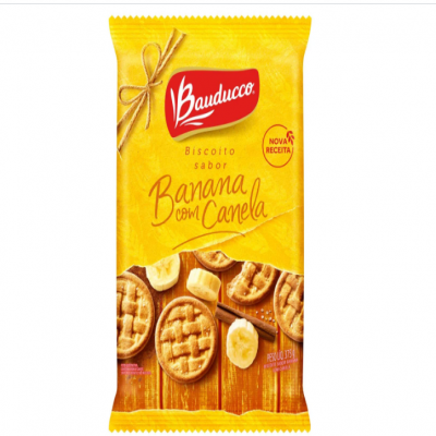 BISCOITO BAUDUCCO BANANA COM CANELA 335G