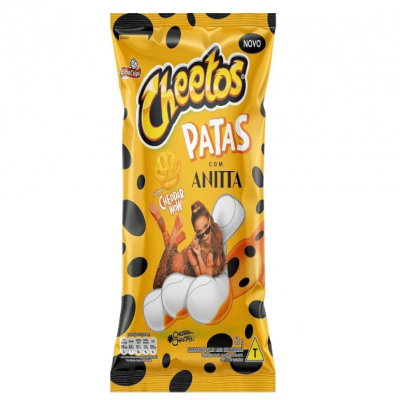 SALGADINHO CHEETOS PATAS CHEEDAR 61G