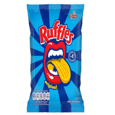 RUFFLES ELMA CHIPS SAL 40GR