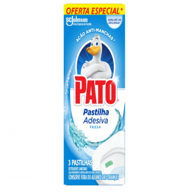 PATO PASTILHA ADESIVA FRESH COM 3 OFERTA ESPECIAL