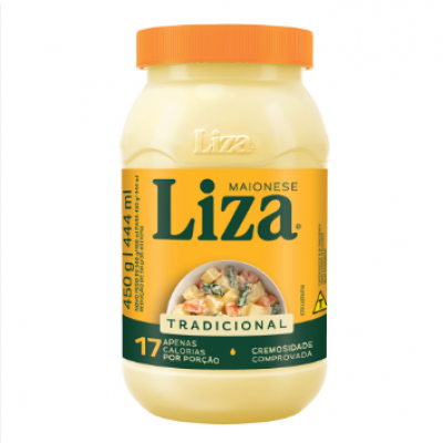 MAIONESE LIZA TRADICIONAL POTE 450G