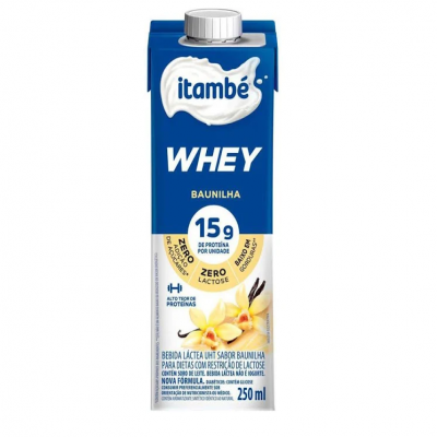 BEBIDA LACTEA ITAMBÉ WHEY BAUNILHA 250ML