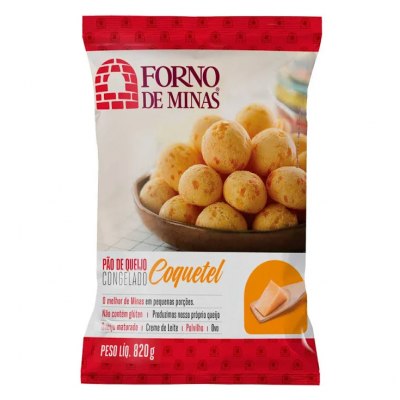 PAO DE QUEIJO FORNO DE MINAS COQUETEL 820G