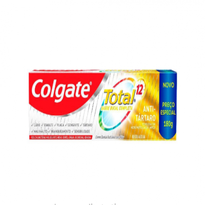 CREME DENTAL COLGATE TOTAL 12 ANTITARTARO 180G