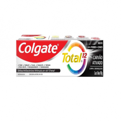 CREME DENTAL COLGATE TOTAL 90G CARVAO ATIVADO