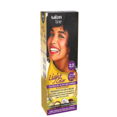 TONALIZANTE SALON LINE LIGHT COLOR 2.0 PRETO