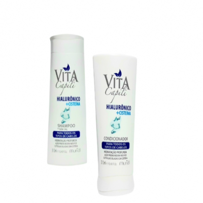 KIT SHAMPOO CONDICIONADOR VITA CAPILI HIALURON.310ML