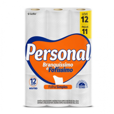 PAPEL HIGIÊNICO PERSONAL NEUTRO 30MT LEVE12 PAGUE11