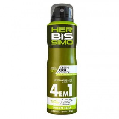 DESODORANTE AEROSOL HERBÍSSIMO GREEN LEAF 150ML