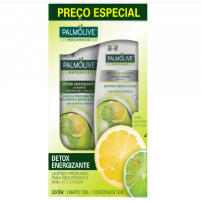 KIT SHAMPOO+CONDICIONADOR PALMOLIVE DETOX