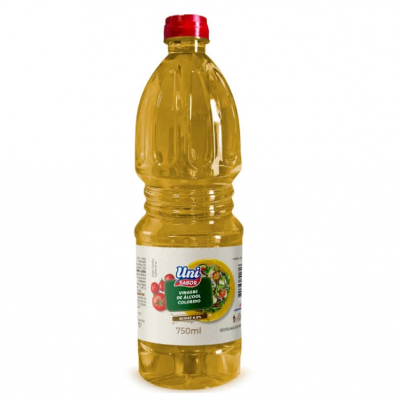 VINAGRE UNI SABOR ALCOOL COLORIDO 750ML