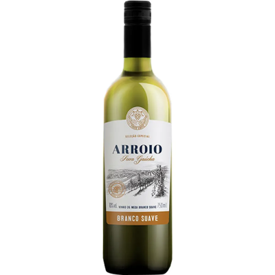 VINHO ARROIO BRANCO SUAVE 750ML