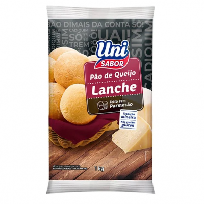 PAO QUEIJO UNI SABOR LANCHE 1KG