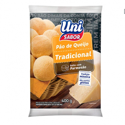 PAO QUEIJO UNI SABOR TRADICIONAL 400G