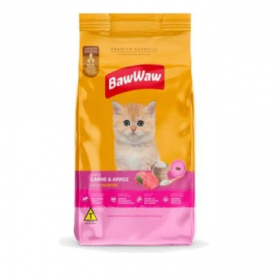 ALIMENTO BAWWAW PARA GATOS FILHOTES CARNE 900G