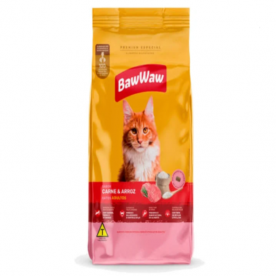 ALIMENTO BAWWAW PARA GATOS CARNE 900G