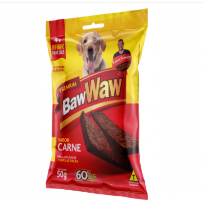 BIFINHOS BAW WAW CARNE 50G