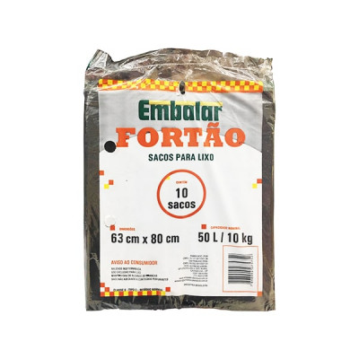 SACO LIXO EMBALAR FORTAO 50LT