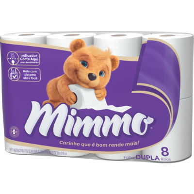 PAPEL HIGIÊNICO MIMMO 30M NEUTRO COM 24