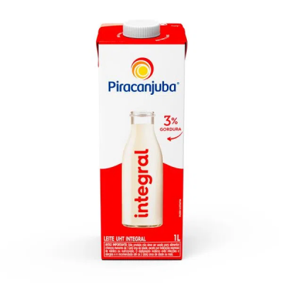 LEITE PIRACANJUBA INTEGRAL 1 L