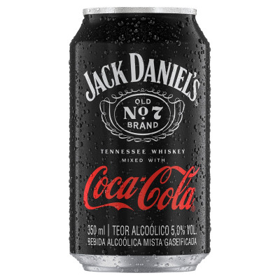 BEBIDA MISTA JACK E COCA-COLA 350ML