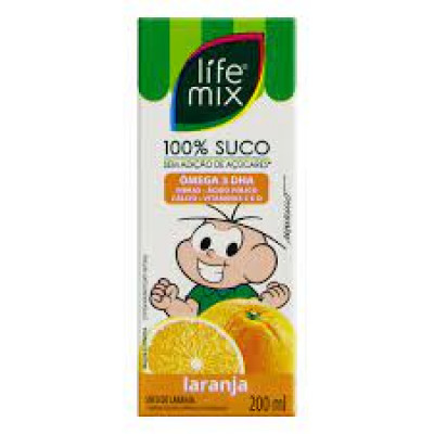 SUCO LIFE MIX LARANJA TP 200ML