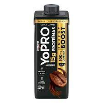 BEBIDA LACTEA YOPRO 15G PROT CAFE EXP 250ML