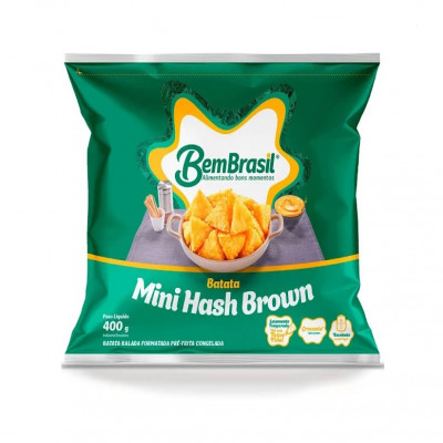 BATATA MINI HASH BROWN BEM BRASIL 400G