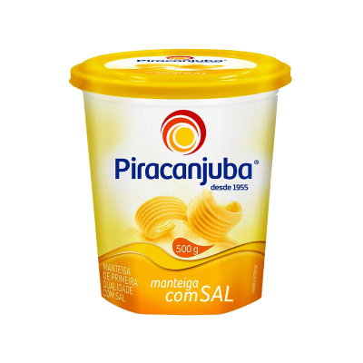 MANTEIGA PIRACANJUBA 500G COM SAL