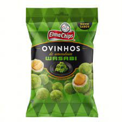 OVINHOS ELMA CHIPS AMENDOIM WASABI 50 GRAMAS