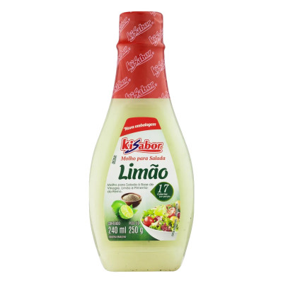 MOLHO PARA SALADA KISABOR LIMÃO 240G