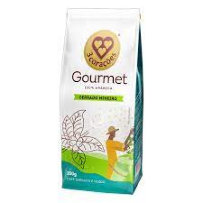 CAFÉ TRES CORAÇÕES GOURMET CERRADO 250G