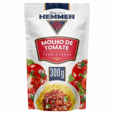 MOLHO DE TOMATE HEMMER TRADICIONAL 300GR