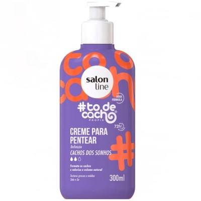 CREME SALON LINE PARA PENTEAR CACHOS SONHOS 300ML