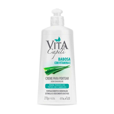 CREME DE PENTEAR VITA CAPILI BABOSA 270GR