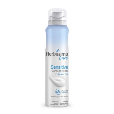 DESODORANTE AEROSSOL ANTITRANSPIRANTE HERBISSIMO CARE SENSITIVE 150ML