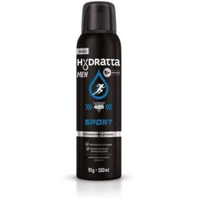 DESODORANTE HYDRATTA AERO MEN SPORT AZUL 150ML