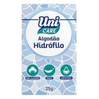 ALGODAO UNI CARE ROLO 25G