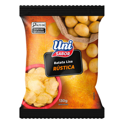 BATATA UNI SABOR RUSTICA 130G