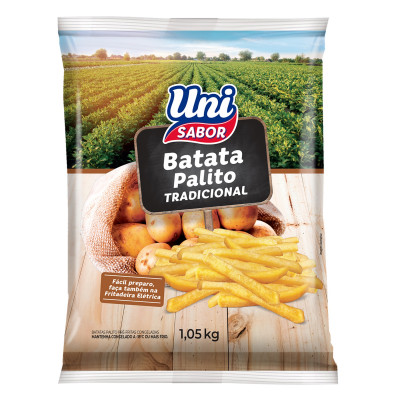 BATATA UNI SABOR PRE FRITA 1.05KG