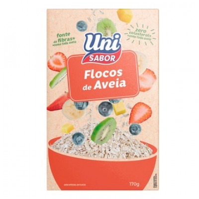 AVEIA UNI SABOR FLOCOS 170G