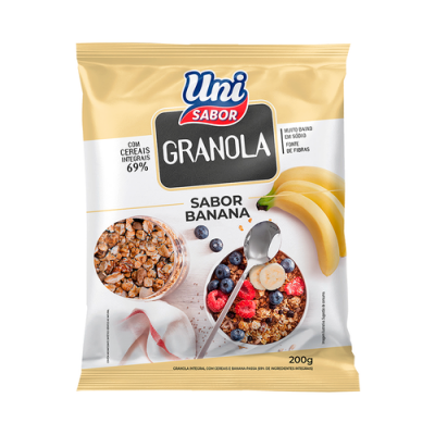 GRANOLA UNI SABOR BANANA 200G