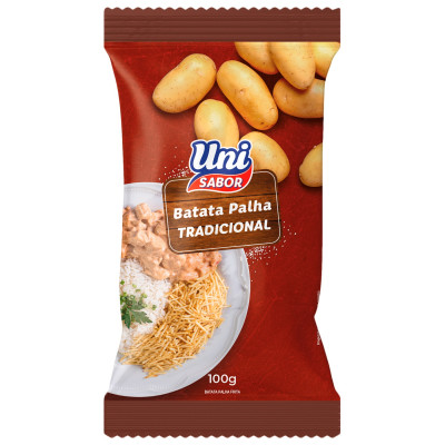 BATATA PALHA UNI SABOR TRADICIONAL 100G