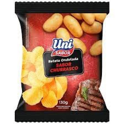 BATATA UNI SABOR CHURRASCO 130G