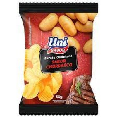 BATATA UNI SABOR CHURRASCO 50G