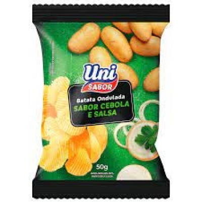 BATATA UNI SABOR SALSA E CEBOLA 50G