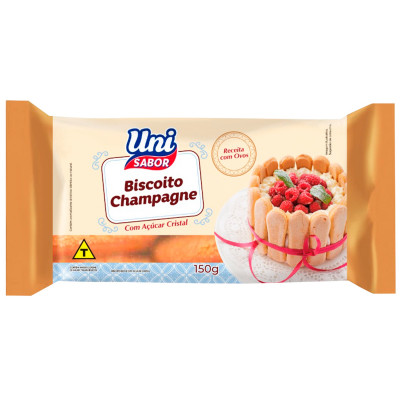 BISCOITO UNI SABOR CHAMPAGNE 150G