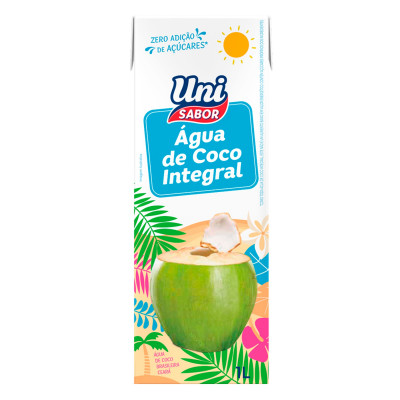 AGUA COCO UNI SABOR INTEGRAL 1L