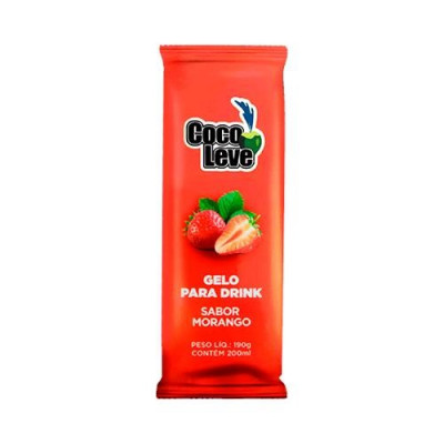 GELO COCO LEVE MORANGO 190G