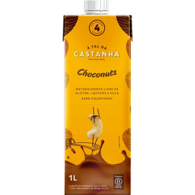 ALIMENTO A TAL DA CASTANHA CHOCNUTS 1L